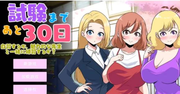 【日式SLG/后宫/PC】 距离考试还有30天Ver1.0 机翻版 [pc+225M]-次元小屋